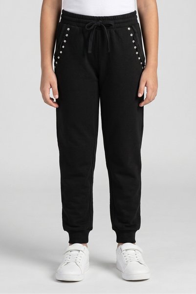 Splendid Kids Girl Solid Jogger Pants, Black