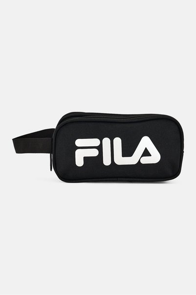 FILA Kids Boy Brand Logo Pencil Case, Black