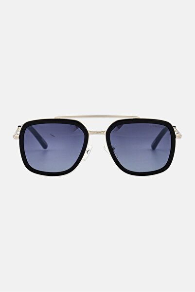 Cerruti 1881 Men CR 80027 Square Sunglasses, Black
