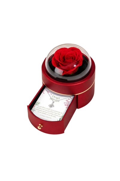 OEM Cadou pentru Mătușă de la Nepot – Colier „Trifoi cu Cristale”, Cutie cu T...