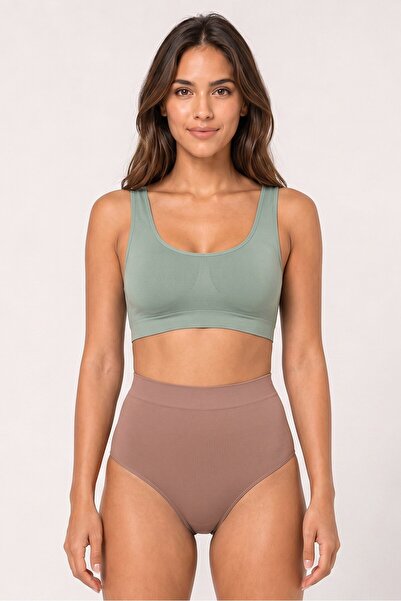 Gloria Vanderbilt Women 5 Pieces Solid Seamless Briefs, Multicolor