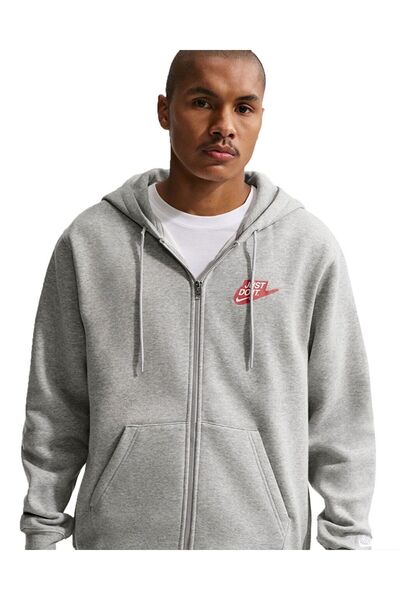 Nike Erkek Sweatshirt Ceket M NK CLUB BB FZ JDI Fermuarlı Sweatshirt Hoodie J...