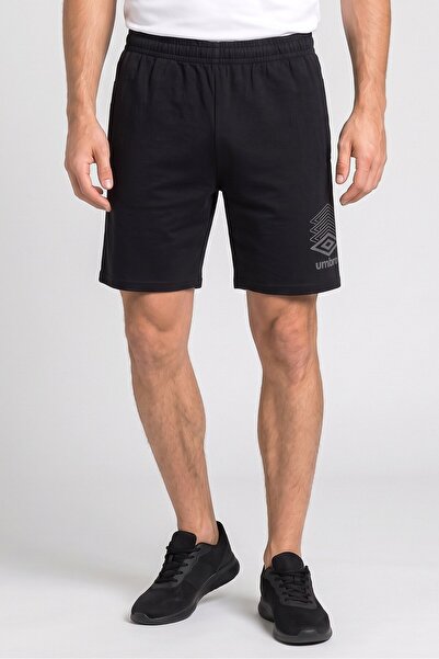 UMBRO Men Brand Logo Outdoor Short, Black