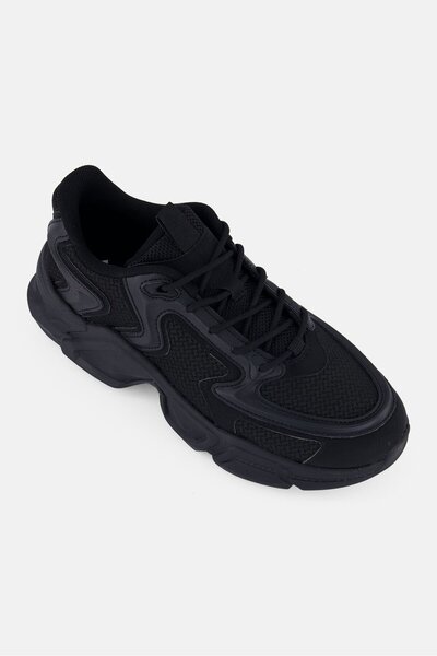 Anta Women Lace Up Outdoor Shoes, Black