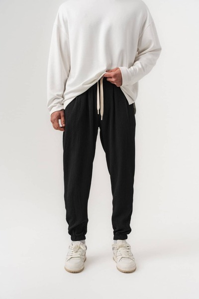 go gang own Offduty Ανδρική φόρμα Jogger από ελαστικό ύφασμα με ελαστικές μέσ...