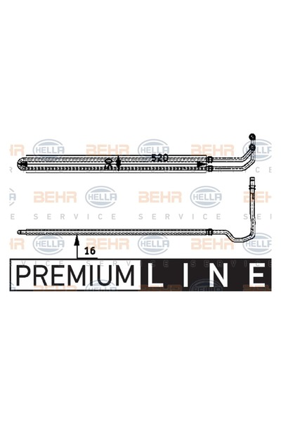 BEHR Direksiyon Yağ Soğutucu Radyatörü Bmw 5 Serisi E60 17217800369 8MO376726331