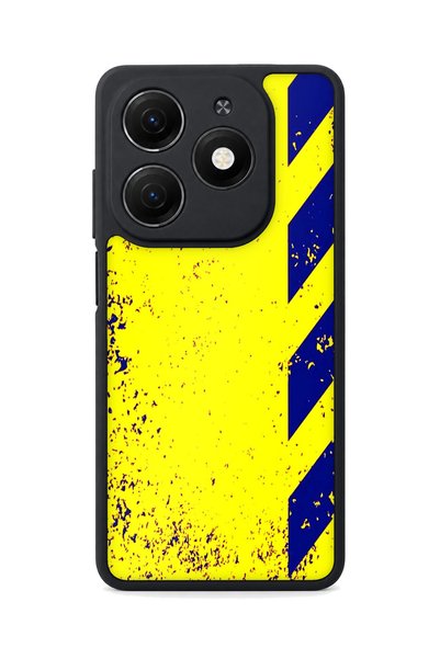 TECNO Spark 20 Compatible Printed, Matte Black, Soft Silicone, Protective, Sh...