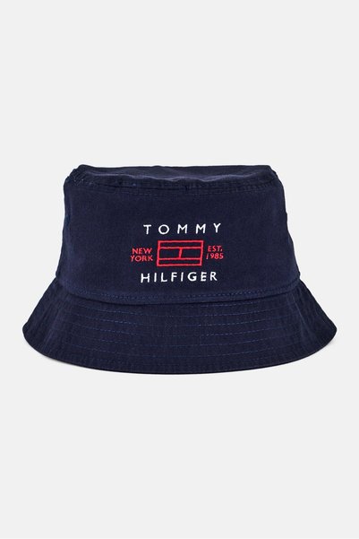 Tommy Hilfiger Men Embroidered Logo Bucket Hat, Midnight Navy