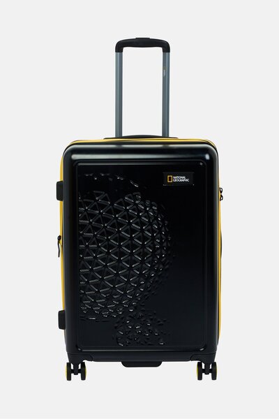 NATIONAL GEOGRAPHIC 24 Inch Expandable Hardshell Check-In Spinner Luggage, Black