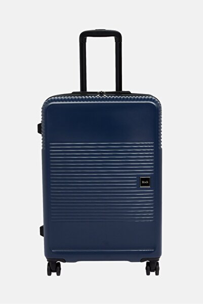 Rock 25 Inch Hardshell Check-In Spinner Luggage, Navy