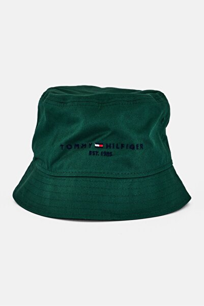 Tommy Hilfiger Men Embroidered Logo Bucket Hat, Dark Green