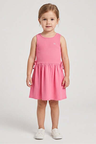 Paris Hilton Toddlers Girl 2 Pcs Textured Dress, Multicolor