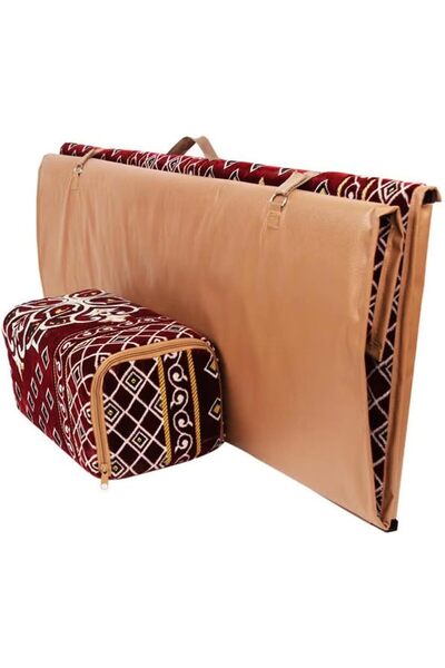 TIITAS Traditional Arabic Floor Chair Foldable with Armrest and Backrest Fully Adjustable for Trips, Picnics, Camping, Outdoor Entertainment, Portable Ergonomic Arabic Chair (Arabic Engraving)