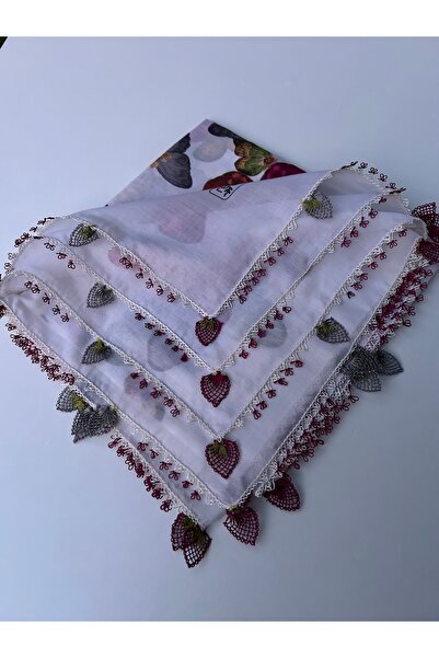 REYYAN Hand Work Needlepointed Square Writing 100X100 cm Handcrafted