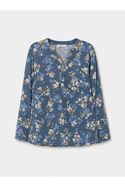 LC Waikiki Timeless Clothing & Timeless Choices Kaçık Roba Collared Floral Bl...