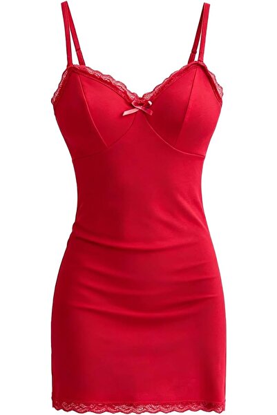 Boolygo Slip Dress for Women Lace Trim Nightgown