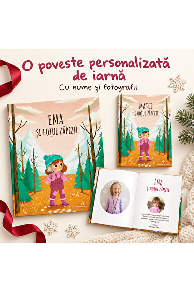Generic Brand Copilul tău și Hoțul zăpezii - Carte personalizată