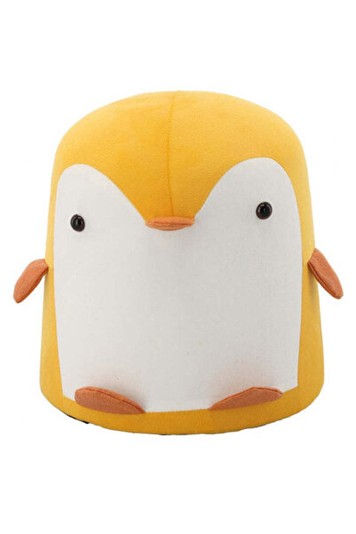 MyOfficeShop Scaunel pentru copii, 28x34cm, maxim 50kg, model pinguin galben