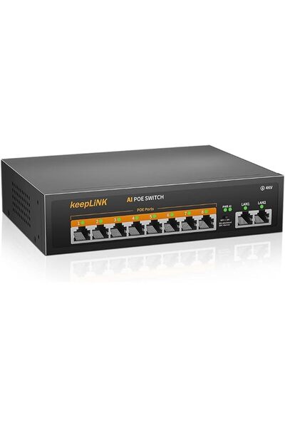 GENERAL محول PoE مع 16 منفذ PoE + منفذين جيجابت للربط الصاعد، 1 × 1.25G SFP، ...