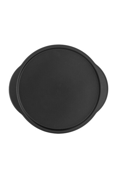 OEM Tavă Pizza Metalică Gri Antracit Ø37 cm cu Suprafață Antiaderentă