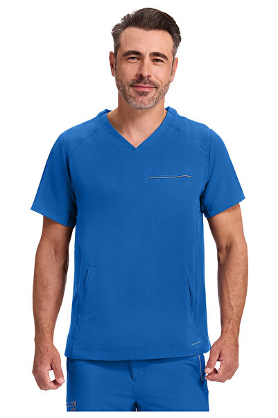 Healing Hands Hhe2382 Steven Hh 360 Men's Scrubs Top – V-Neck, 3 Pockets, 360...