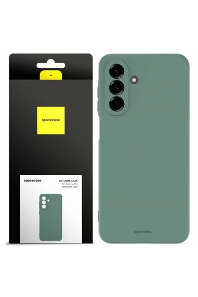 spacecase Husă de silicon 3.0 Galaxy A56 verde închis