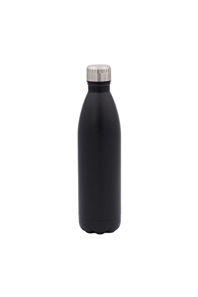 OEM Sticlă Izotermă Neagră 750 ml, 24h Rece / 12h Cald