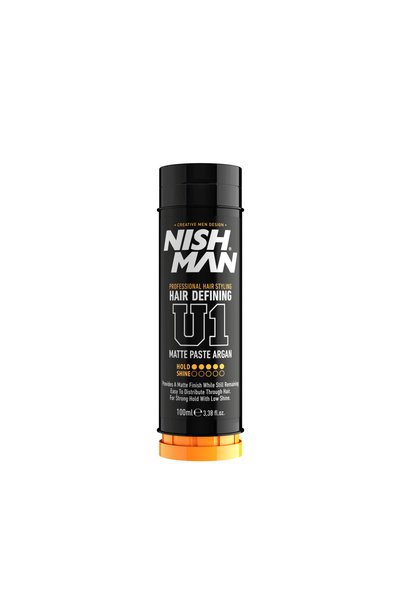 NISHMAN Professional Hair Styling Hair Defining U1 Matte Paste Argan | Profes...