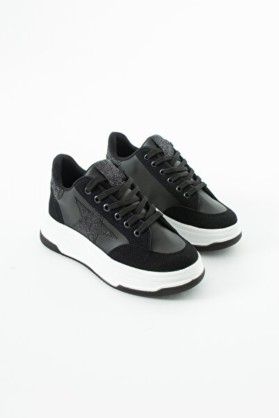 kajal ayakkabı Mdln 908 Star Detailed Lace-Up Sports Shoes