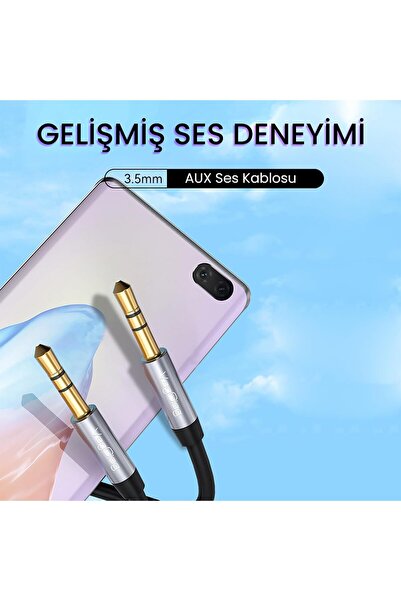 StepCo Hi-Fi TRS 3.5mm Aux Ses Kablosu 10 Metre