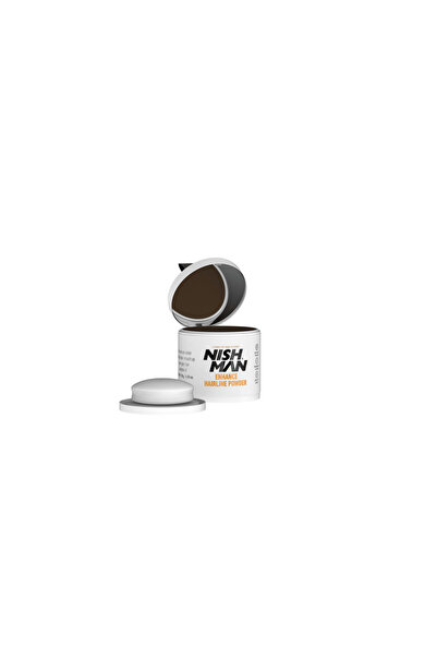 NISHMAN Enhance Hairline Powder Dark Brown 10g Waterproof Hair Concealer