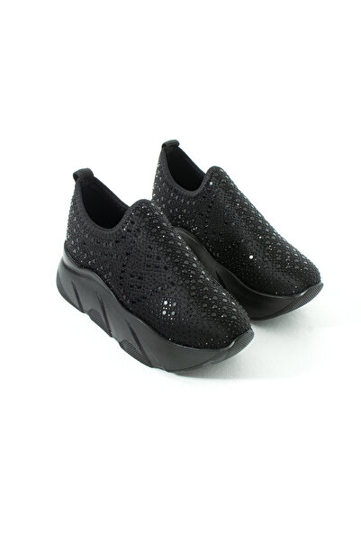kajal ayakkabı Ljn 6601 High-Sole Stone Patterned Sports Shoes