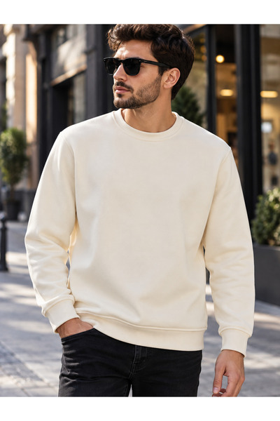 no4 style Thick 3 Thread Slim Fit Sweatshirt