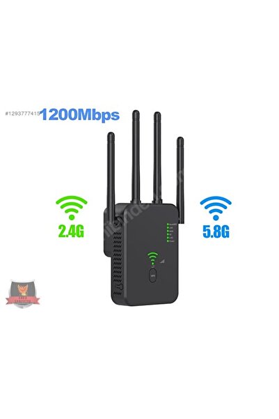 1200Mbps Kablosuz WiFi Tekrarlayıcı Wifi Sinyal Güçlendirici