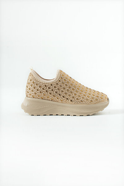 kajal ayakkabı Ljn 6501 Stone Printed Casual Sneakers