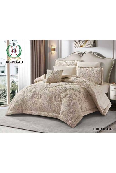 M.A.A Cozyhome Linh Winter Rabbit Fur Quilt _ Fixed Filling _ Nefren 7 Pieces...