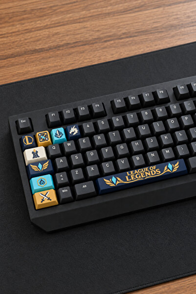 Makerpax League of Legends Temalı Keycaps 9'lu Set - 6.25U Spacebar ve Cherry...