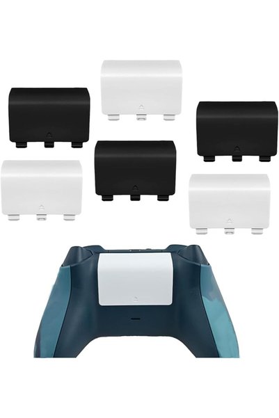 ANYUAN غطاء البطارية لوحدة تحكم Xbox Series X/S، 6 قطع غطاء خلفي بديل للبطاري...