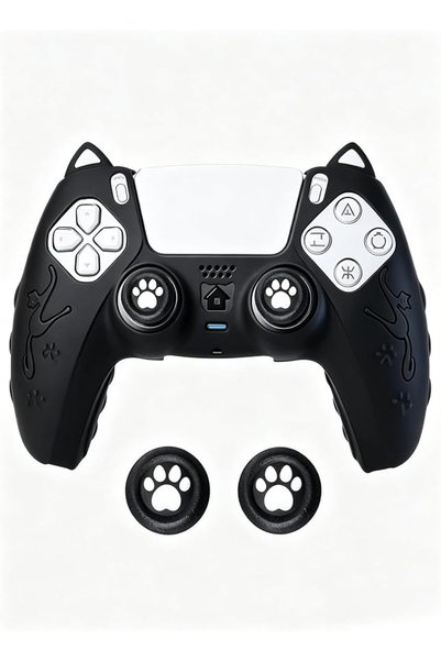 GENERAL Hafdjg Ps5 Controller Skin Cover Protective Case Compatible with Play...