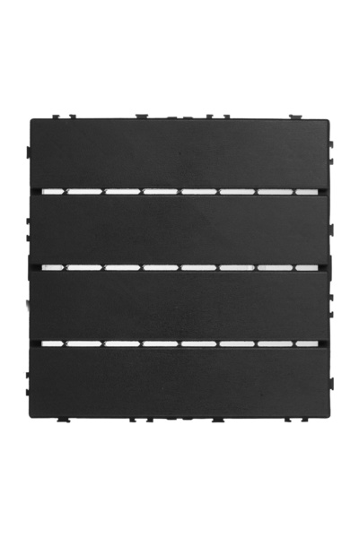 OEM Placă Podea Exterior din Plastic Antracit 30x30x2 cm, Antiderapantă