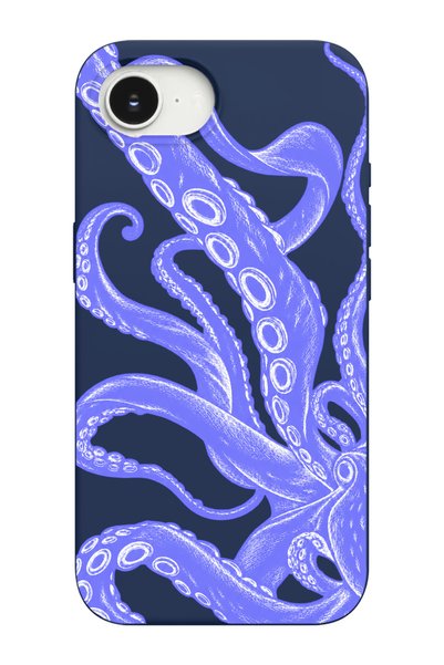 shoptocase غطاء هاتف من السيليكون TPU بنمط الأخطبوط متوافق مع iPhone 16E/17E ...