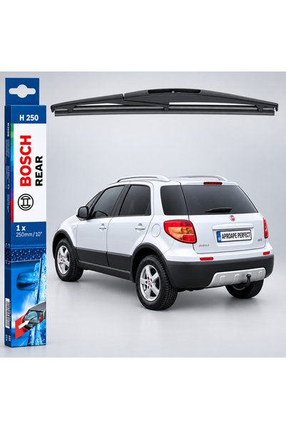 Bosch Rear Window Wiper Fiat Sedici 189 05.2006–12.2014 | H250 250 mm