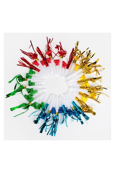 OEM Set Suflatori de Petrecere de Diferite Culori - 50 buc.
