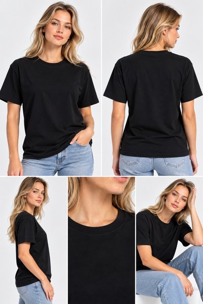 Machi Women's Oversize T-Shirt T-Shirt Casual Fit White Smoked Gray Khaki Red...