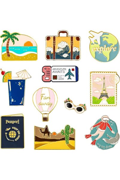Mayplous Enamel Pin Badges Brooch Pins Badges Metal Badge Pins Fashional Acce...