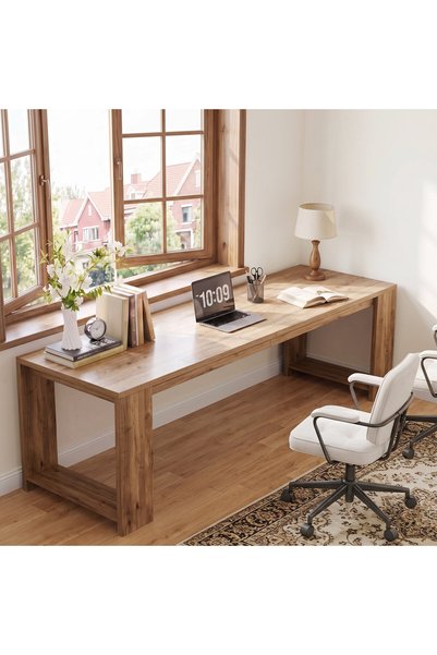 sepetimorganik Eswoodies %100 Masif Ağaç Bilgisayar Masası ve Çalışma Masası ...