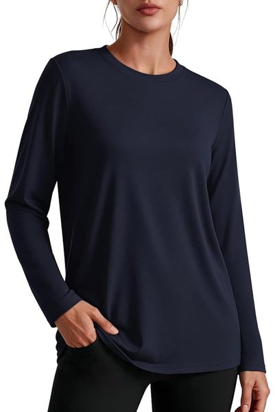 GENERAL PINSPARK Workout Tops for Women Long Sleeve UPF 50+ Hiking Shirts Loo...