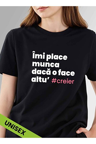 XPLODE Tricou Îmi place munca Oversized
