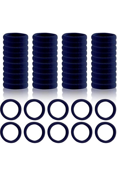 Pryon 50 Pack Hair Bands for Women,Thick Bobbles Elastic Ties No Damage Hairb...