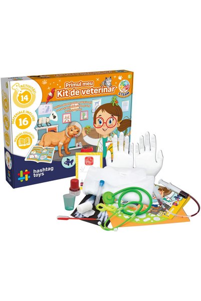 Hashtag Toys Trusă de veterinar - Joc educativ pentru copii